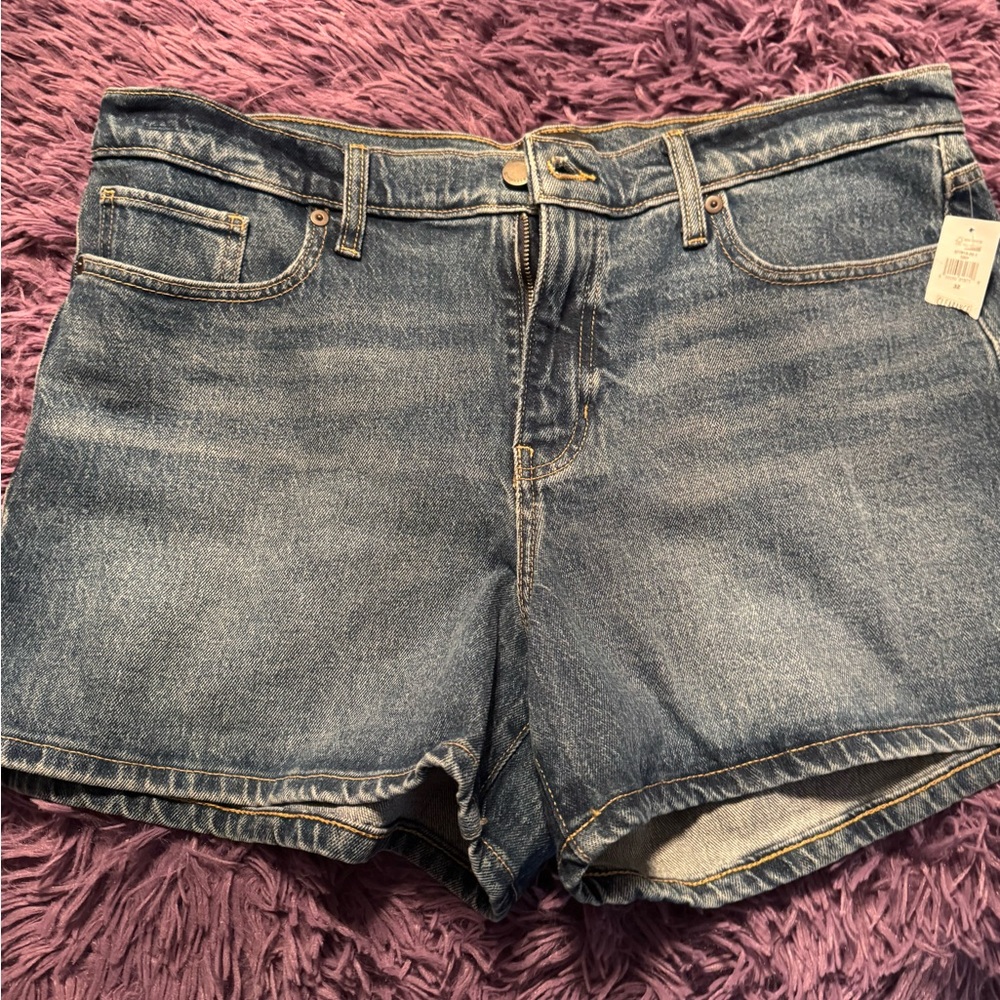 Banana Republic Blue Denim Women Shorts